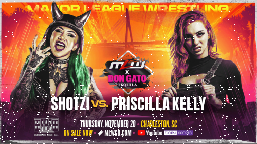 SHOTZI vs. Priscilla Kelly signed for Nov 20 in Charleston, SC
