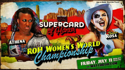 Athena To Defend ROH Women's Title Against Thunder Rosa At ROH Supercard Of Honor