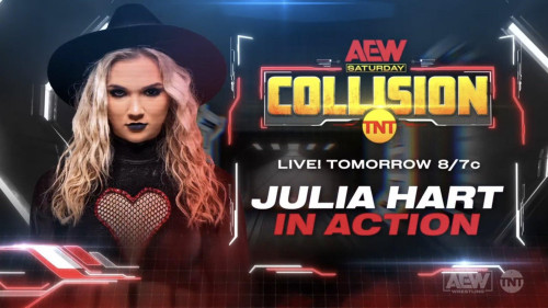 Julia Hart Match Added To 9/30 AEW Collision 