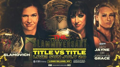 Title vs. title bout among four new additions to TNA Slammiversary 2025