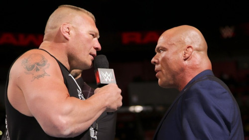 Kurt Angle Talks About Wrestling WWE Star Brock Lesnar For Real