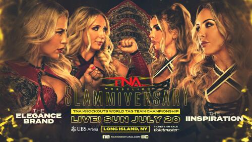 The IInspiration & The Elegance Brand Clash for Knockouts Tag Gold at Slammiversary