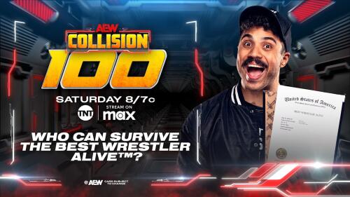 AEW Collision 100 Spoilers (7/5/25): Long Absent Star Answers Max Caster's Challenge