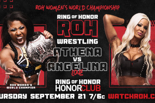 Angelina Love To Challenge Athena For ROH Women's Title On 9/21 ROH TV